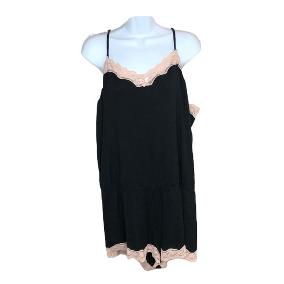 GAP Other - Gap Body Black and Pink One Piece Lingerie Sleepwear